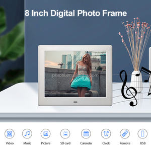 PROS 8 Inch Digital Picture Frame Digital Photo Frame 4:3 Full HD <strong>LCD</strong> <strong>Display</strong> With Motion Sensor <strong>Function</strong> Options - Product Image 2