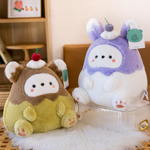 Toptan özelleştirilmiş sevimli yeni tasarım sevimli kek bebek hayvan oyuncak çocuk doğum günü hediyesi arkadaşı peluş oyuncak - Product Image 5
