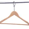 LEEKING Factory direct sales hotel anti-theft wooden coat anti-slip hanger