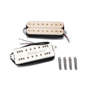 Achtsaitige E-Gitarren-Tonabnehmer Cremeweißes Doppelspulen-Humbucker-Set