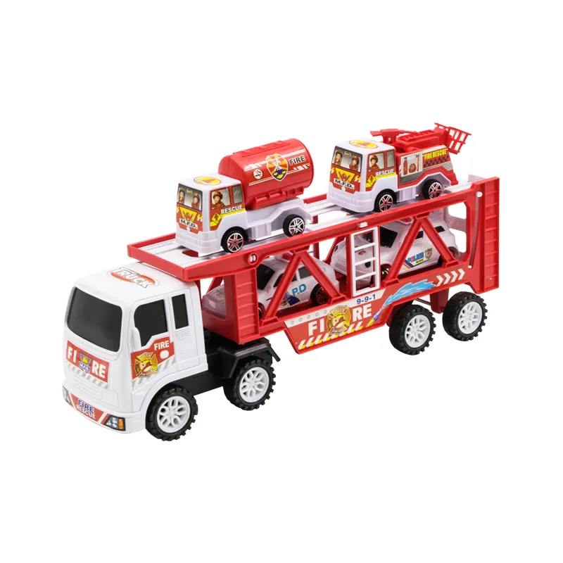 Auto giocattolo ad attrito in plastica simulazione per bambini camion dei pompieri bambino camion ragazzo auto giocattolo a buon mercato per bambini