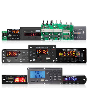 Комплект FLAC декодер аудио Плата FM радио SD Модуль DC 5 В USB блок питания Hands Free ЖК-экран MP3 плеер - Product Image 6