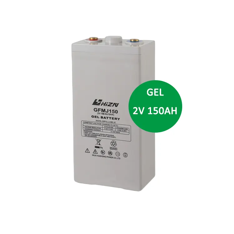 Versiegelte kostengünstige colloid-GEL-Batterie 2 V 150 A / A mit langem Zyklus lebensdauer Bleisäure-Batterie