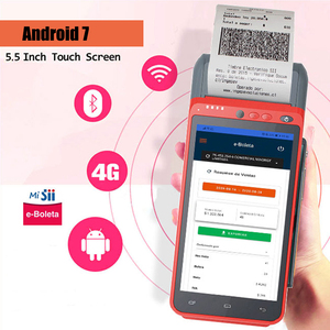 Sistema POS portátil, escáner de código QR, todo en uno, Terminal POS Android con HCC-Z100 de impresora - Product Image 5
