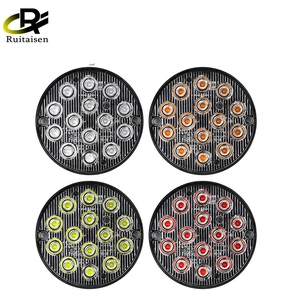 3 Inch 14 LED Round Tail <strong>Light</strong> Side Marker Turn Signal Brake Stop Strobe Flashing Warning <strong>Light</strong> Lamp for Truck Trailer Tractor - Product Image 5