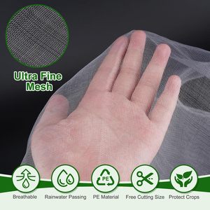 Tarım 5 yıl kullanım böcek kovucu Net/sera 20*20mesh Anti böcek geçirmez Net tarım böcek önleyici sineklik - Product Image 3
