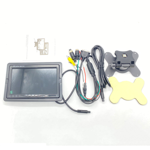 Pantalla LCD TFT IPS 1024x600 de 7 pulgadas con VGA BNC RCA 4Paaviation entrada retrovisor táctil Pantalla de Monitor de cámara de coche