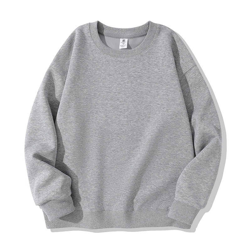 Crew Neck Style-Light Gray