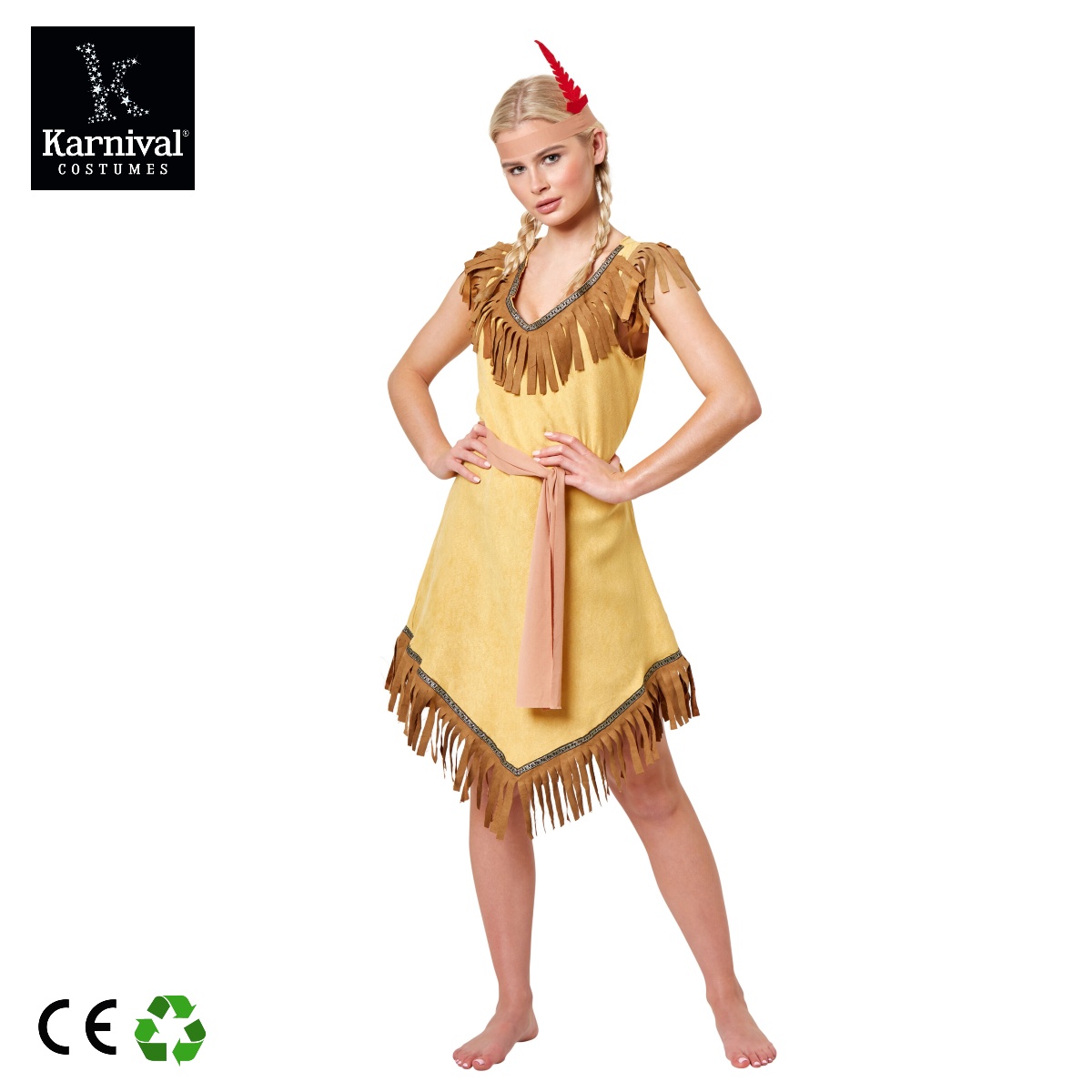 Light Brown 81482 Dress & Headband