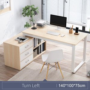 Pannello MDF semplice moderno di vendita caldo con scrivanie per Computer ad angolo del cassetto che studiano il tavolo del Computer per l'ufficio - Product Image 6