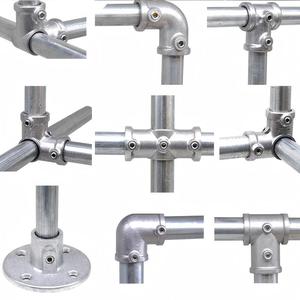 Chất lượng cao tùy chỉnh sắt dễ uốn có thể điều chỉnh Phụ kiện ống mạ kẽm 1/2 "-2" cho xây dựng đóng tàu 1 năm - Product Image 2