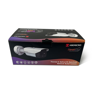 HIK-Termografía bi-spectrum, cámara de red tipo bala, compatible con detección de humo, algoritmo, cámara térmica de seguridad - Product Image 3