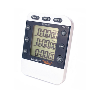Jhering Lcd grande scala digitale 3 canali cronometro conto alla rovescia orologio sportivo da cucina orologio Stop - Product Image 1