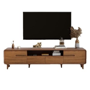 Rắn khung gỗ <span class=keywords><strong>TV</strong></span> tủ, tủ sàn thấp, kích thước nhỏ phòng khách <span class=keywords><strong>TV</strong></span> tủ cho phim, walnut màu phòng ngủ <span class=keywords><strong>TV</strong></span> tủ - Product Image 4
