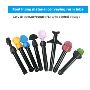 Diş reçine malzeme dolum tüpü PP malzeme ortodontik kompozit tüp vida varil diş şırıngaları - Product Image 2
