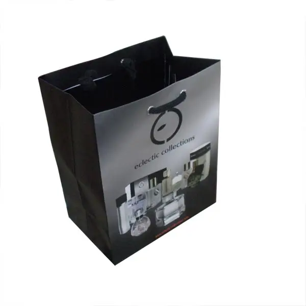 Wholesale Cheap White Card Paper Bag For Shopping Beauty Bag High Quality Paper Bags