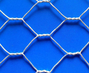 PVC-beschichtetes verzinktes sechseckiges Eisendraht netz Sechseckiges Draht geflecht