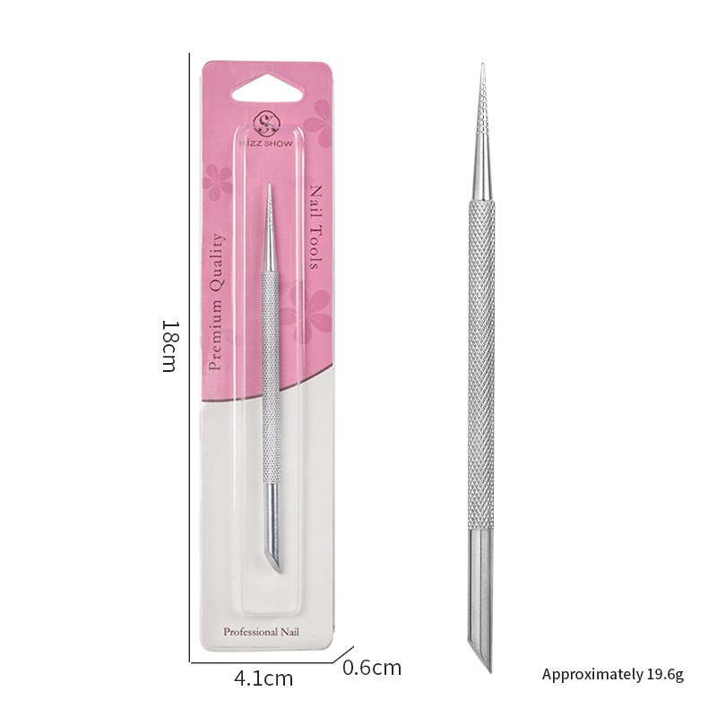 Pointed steel push-silver