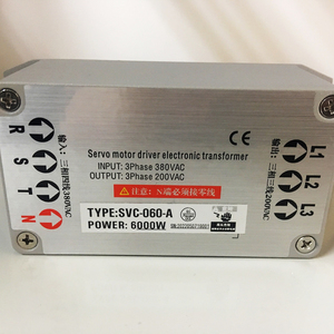 Ingresso trasformatore elettronico 3 fasi 380VAC uscita 200V potenza 6KW SVC 060A Servo trasformatore per macchina CNC - Product Image 6