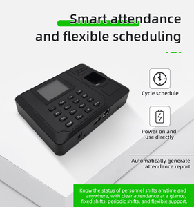 Lector de huellas dactilares SDK gratuito Grabador de tiempo de huellas dactilares Reloj de personal inteligente Máquina de asistencia de entrada y salida - Product Image 3