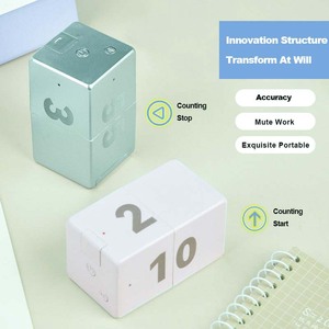 Flip Induktion Magic Cube Schwerkraft sensor Timer kleiner Countdown Küchen timer für Kinder studieren Zeit management