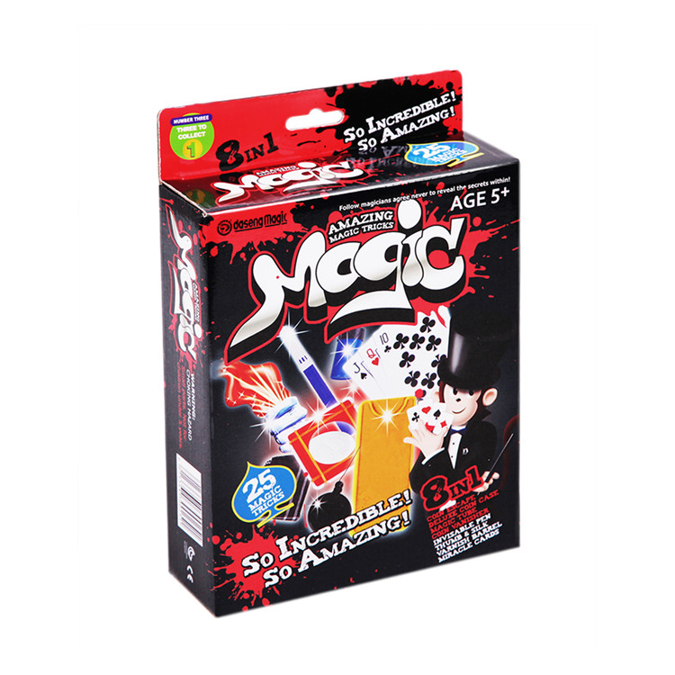 Twenty-five magic tricks of 8 magic props set professional magic made easy