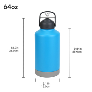 Hong Ling 64oz Neon Flex-spor-tarzı vakum Glow-in-<span class=keywords><strong>Dark</strong></span> toz Guard kavrama kolu 36hr buz tutun özel renk <span class=keywords><strong>Blast</strong></span> için seyahat