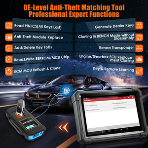 Launch X431 IMMO PLUS, lector de código de coche OBD2, programador de llave de coche con sistema completo de codificación ECU, herramienta de diagnóstico automático - Product Image 3
