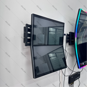 HDMI VGA RS232 металлический каркас емкостный сенсорный 23,8 дюймов ЖК-дисплей с двойным экраном Интегрированный Дисплей для умения игровой машины - Product Image 5