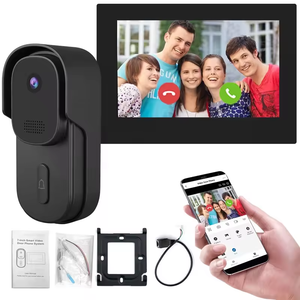 WF001 1080p HD Video Doorbell Camera <strong>Wireless</strong> Wifi <strong>Security</strong> Doorphone with <strong>Intercom</strong> Function Color Display Tuya Application - Product Image 6
