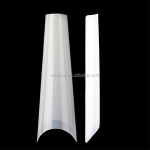 Extra Long Coffin French Professional Nail <strong>Tips</strong> Transparent Natural Deep C-Curve <strong>Tips</strong> Glue Fingernails - Product Image 6