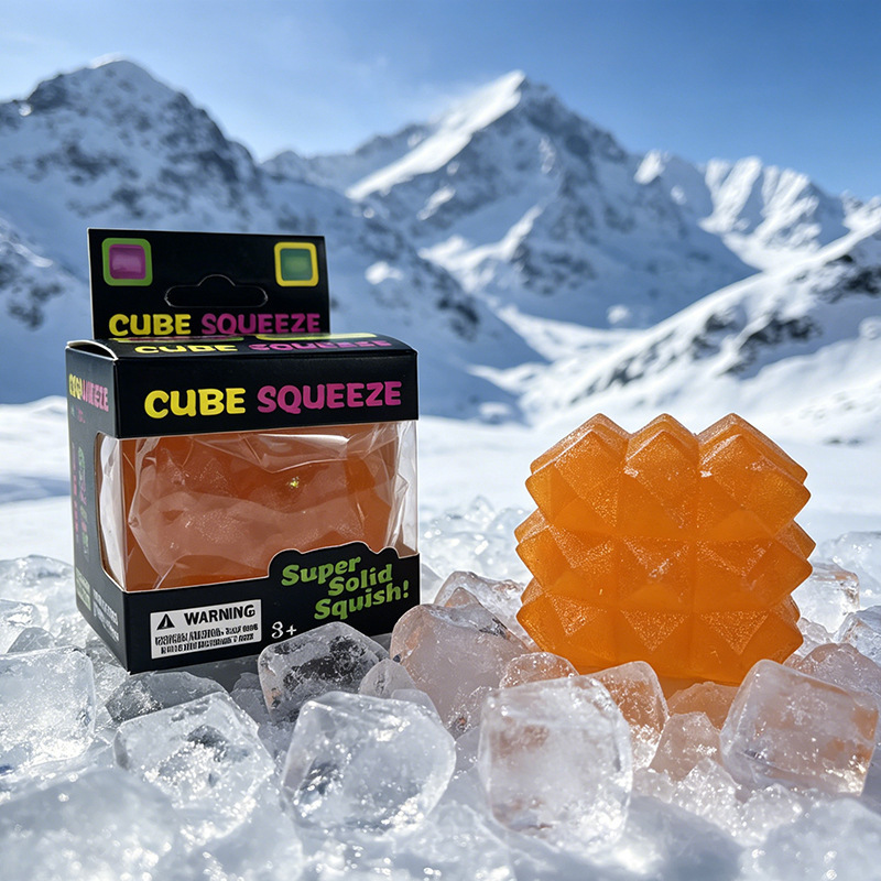 Maltose Squishy Toy - Diamond (Yellow)