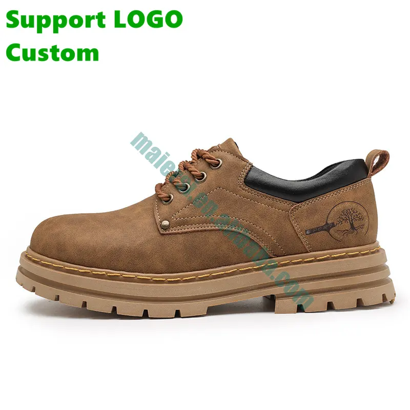 OEM xác thực chính hãng Da Logo tùy biến của người đàn ông giản dị tùy chỉnh Sneakers giày tùy chỉnh thấp làm việc Giày đầu lớn Giày