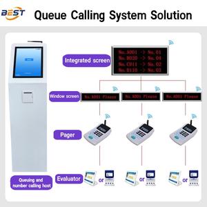 Automatic <strong>Queue</strong> Calling Machine with Ticket Dispenser &amp; Digital Display for Bank &amp; Waiting Take Number <strong>System</strong> Service Equipment - Product Image 4