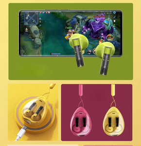 หูฟัง TWS หูฟังหยดน้ํา C23 ENC หูฟังไร้สาย หูฟังโปร่งใสสําหรับสุภาพสตรี - Product Image 6