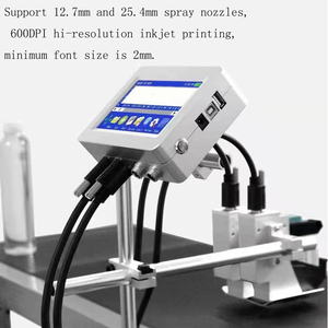 Automatischer Datumdrucker Chargen-Verfallsdatum Barcode-Etikettenbeutel-Druck Muti Farbe Tintenstrahldrucker Codiermaschine für Pet-Flasche - Product Image 6