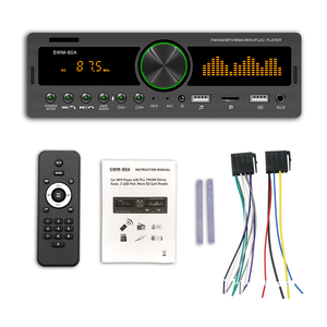 80A 7388 yüksek güç evrensel bir 1 Din araba radyo ses Mp3 çalar BT AM FM SD with AUX ile - Product Image 3