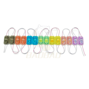 ไฟ LED โมดูล12V 24V COB Chip RGB Flash,ไฟวิ่งกันน้ำทนทานมั่นคงสำหรับตกแต่งรถยนต์รถบรรทุก