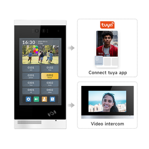 Digital 10 pulgadas táctil Color 1080P Android/Linux SDK sistema de audio/video basado en IP sistema de intercomunicación de ascensor para apartamentos
