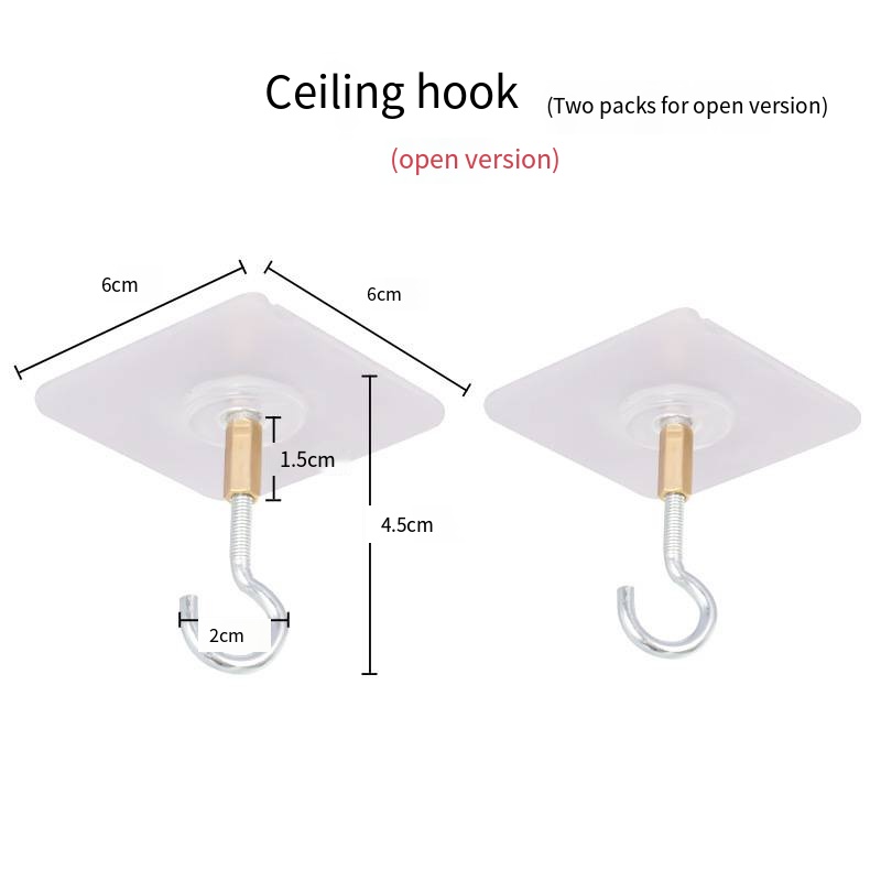 Ouverture de crochet de plafond/paquet 2pcs