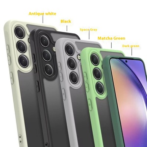 Samsung için A36 A15 telefon kılıfı mat anti-damla koruyucu TPU + PC sert kabuk cilt hissediyorum uyumlu A53 sınır ötesi kabuk - Product Image 4