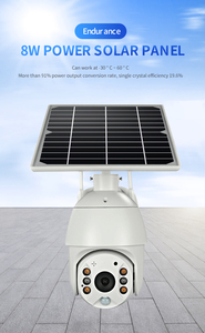 4G 4MP Pixel intelligente Solarkamera Außenraumwarnung intelligente PTZ-Wasserdichte Kamera mit Solarpanel heißes Produkt