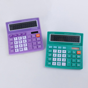 Computadora de 12 bits, máquina contadora de 120 pasos, calculadora clásica, LCD de gran tamaño, finanzas multifuncionales - Product Image 3