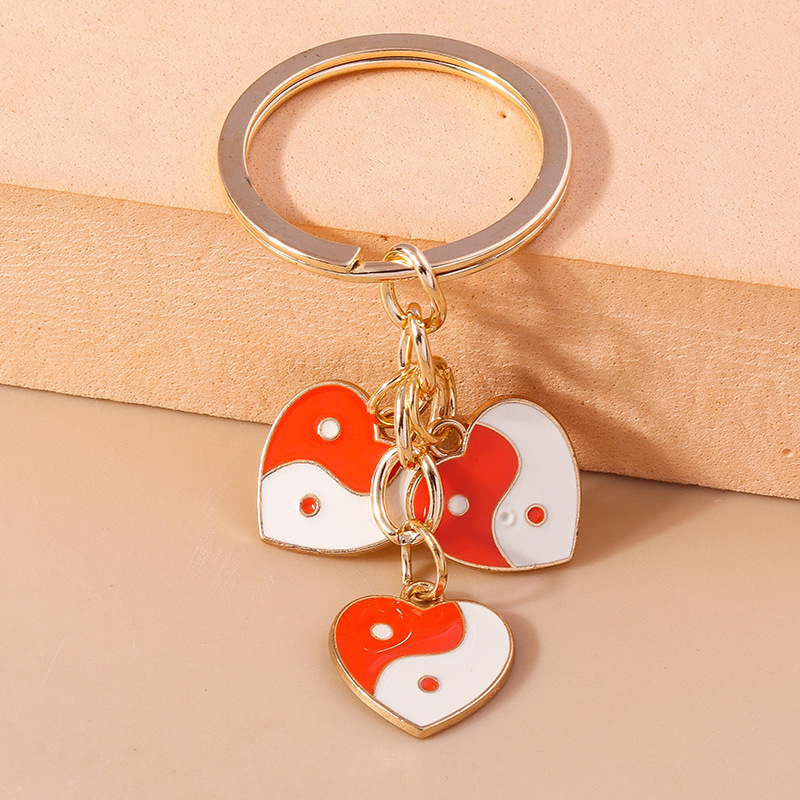 colorful Orange Tai Chi Heart