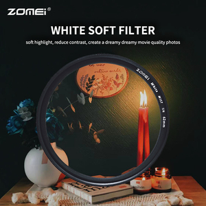 Difusor de cámara Zomei Filtro de lente Difusión blanca suave 1/4 Filtro Niebla Filtro de efecto cinematográfico de ensueño - Product Image 2