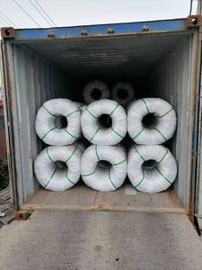 CN tedarikçiler galvanizli tel 2.2mm 1.5mm 1.6mm Q195 Q235 malzeme sıcak daldırma GD tel rulo GI bağ teli - Product Image 5