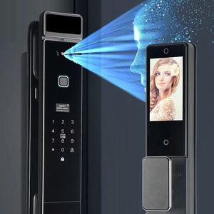 3D yüz ve parmak izi tanıma akıllı kapı kilidi Tuya App uzaktan kumanda dijital dokunmatik ekran tuş takımı kod anahtarı akıllı kapı kilidi - Product Image 2