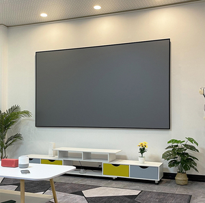 Pantalla de proyector de marco fijo ALR de 160 pulgadas y 1,1 ganancia, pantalla de proyección de rechazo de luz ambiental para proyector de largo alcance 8K - Product Image 4