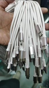 OEM定制标志usb c型公插头硅橡胶耐弯曲双端口c至c型快速充电数据线 - Product Image 6