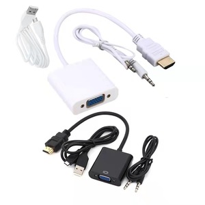 <strong>Hdmi</strong> <strong>Adapter</strong> <strong>Hdmi</strong> <strong>to</strong> <strong>Vga</strong> Converter Adaptor With Audio <strong>Hdmi</strong> Male <strong>to</strong> <strong>Vga</strong> Female 1080p With Audio for Computer Desktop Laptop